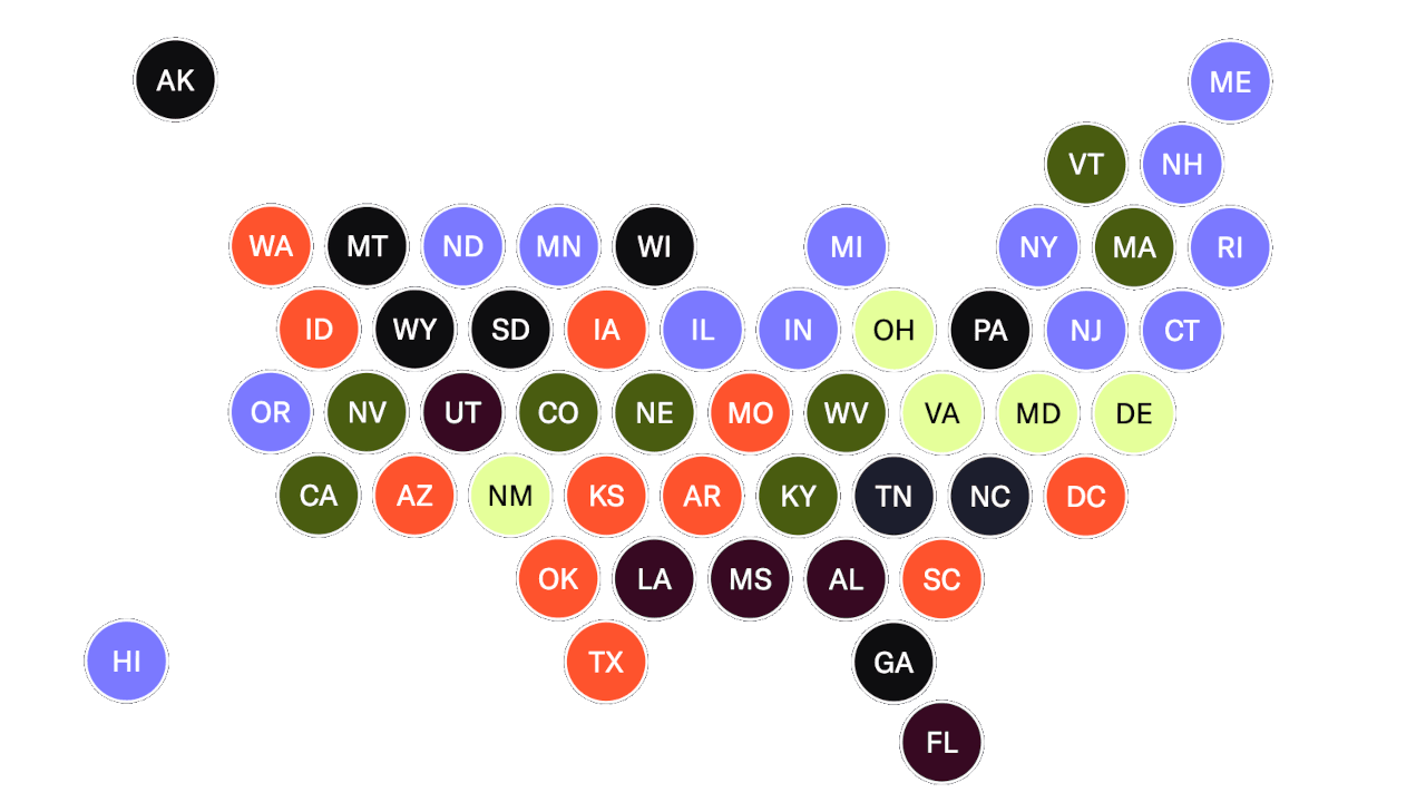 Landing page for Voting Rights Lab